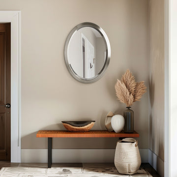 Head West Oval Framed Bathroom Mirror